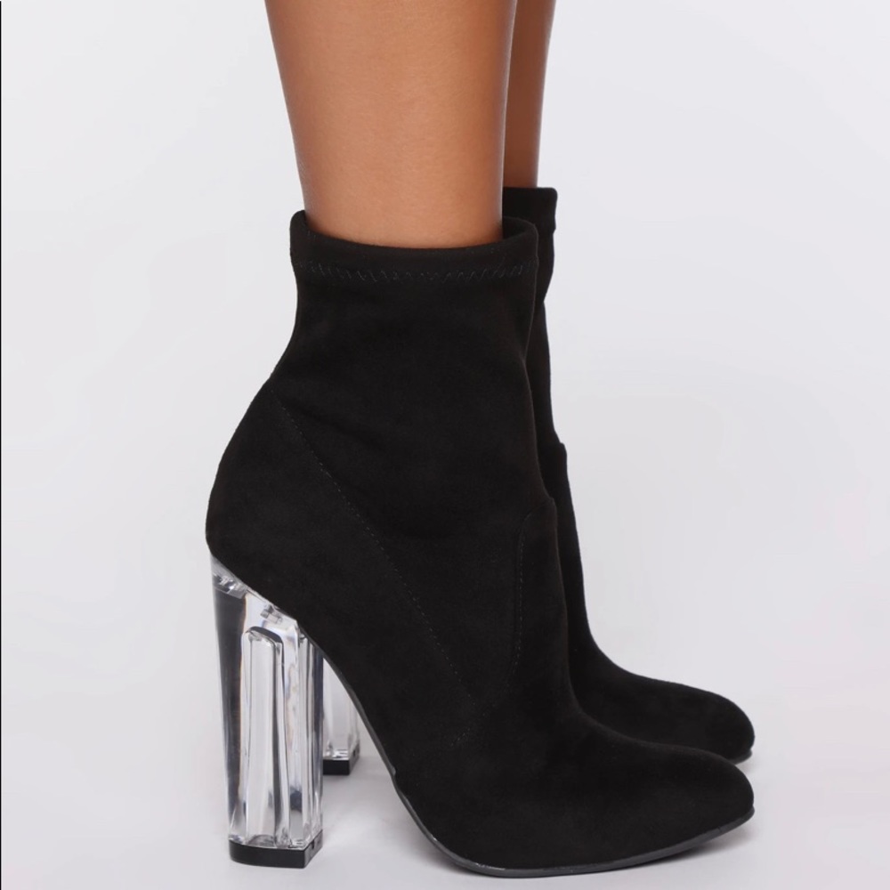 Faux Suede Ankle Boot